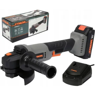 Polizor unghiular / Flex cu acumulator Sthor, 20V, 2A, 125mm Polizor unghiular / Flex cu acumulator Sthor, 20V, 2A, 125mm