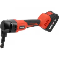 Foarfeca electrica pentru taiat foi de tabla de maxim 1.6mm, cu acumulator 18v, Yato YT-82398