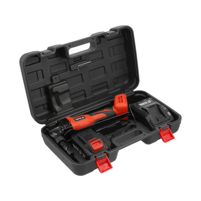 Foarfeca electrica pentru taiat foi de tabla de maxim 1.6mm, cu acumulator 18v, Yato YT-82398 Foarfeca electrica pentru taiat foi de tabla de maxim 1.6mm, cu acumulator 18v, Yato YT-82398