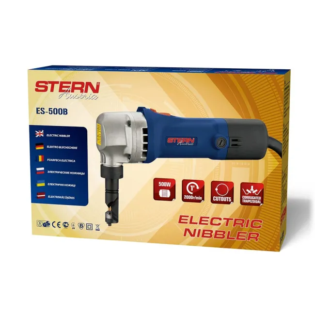 Foarfeca electrica pentru taierea tablei ondulate 500W, 2000RPM, Stern Austria ES-500B