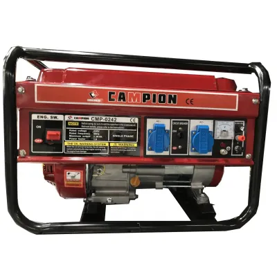 Generator de curent electric, monofazic, pe benzina, Campion CMP0242, 4 Timpi, 2.2 kW, 7 CP, cu AVR