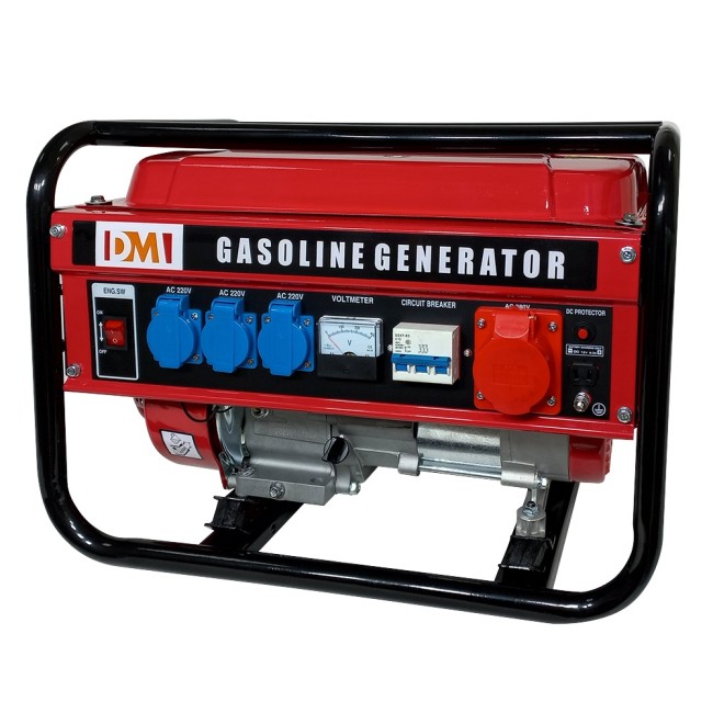 Generator de curent electric, pe benzina, DM7500WW, 4 Timpi, 220 V / 380 V, 2.5 kW, 7 CP, cu AVR