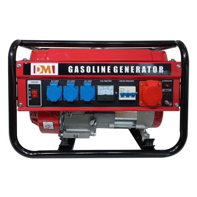 Generator de curent electric, pe benzina, DM7500WW, 4 Timpi, 220 V / 380 V, 2.5 kW, 7 CP, cu AVR