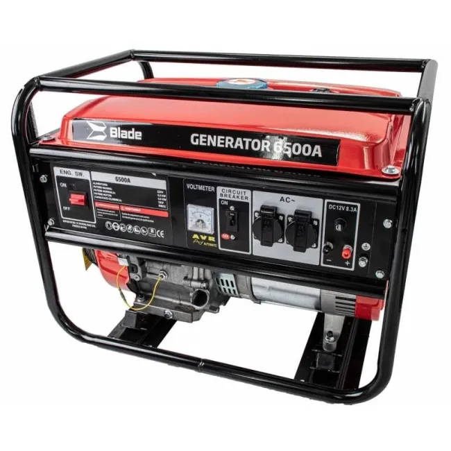 Generator de curent electric, monofazic, pe benzina, Blade GP-6500, 4 Timpi, 5.5kW, 13 CP, cu AVR