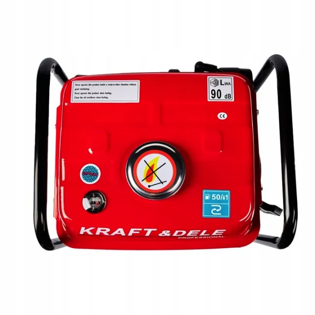 Generator de curent electric, monofazic, pe benzina, Kraft&Dele KD109, 2 Timpi, 1200 W