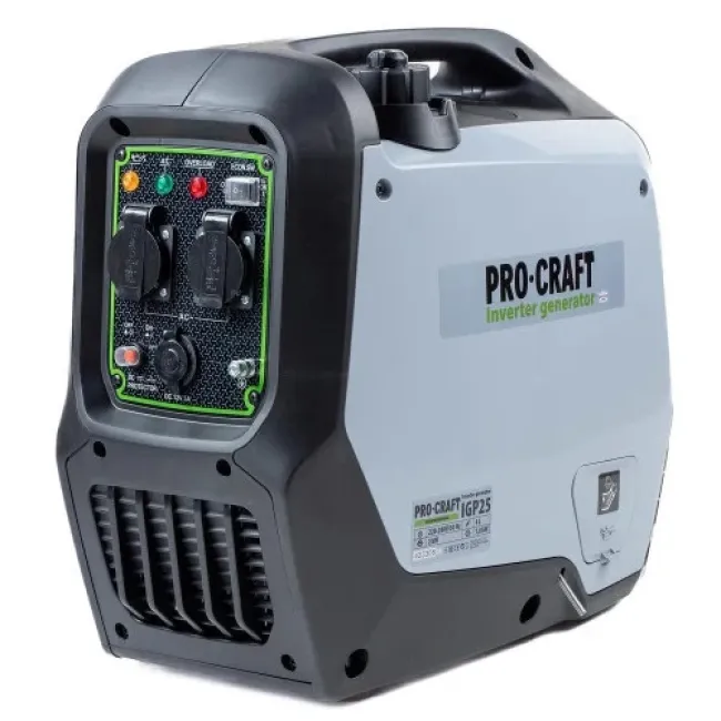 Generator invertor Procraft IGP25, 4 Timpi, monocilindric, cu racire fortata cu aer, capacitate 1800 W