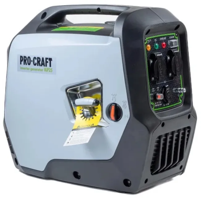 Generator invertor Procraft IGP25, 4 Timpi, monocilindric, cu racire fortata cu aer, capacitate 1800 W