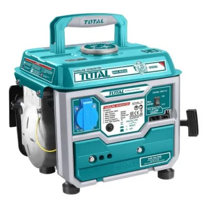 Generator de curent electric, monofazic, pe benzina, TOTAL TP18001, 2 Timpi, 800 W Generator de curent electric, monofazic, pe benzina, TOTAL TP18001, 2 Timpi, 800 W