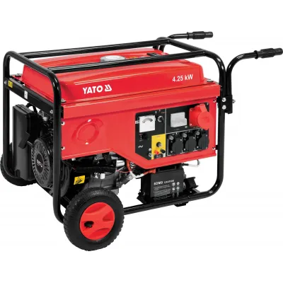 Generator de curent electric, monofazicei trifazic, pe benzina, Yato YT-85460, 4 Timpi, 4.25 kW Generator de curent electric, monofazicei trifazic, pe benzina, Yato YT-85460, 4 Timpi, 4.25 kW