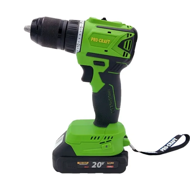 Masina de gaurit si insurubat, Procraft PA18LiN, cu 1 acumulator, 20V, 2Ah, Li-Ion Masina de gaurit si insurubat, Procraft PA18LiN, cu 1 acumulator, 20V, 2Ah, Li-Ion