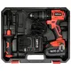 Masina de gaurit / insurubat, cu percutie, Yato YT-82790, cu 1 acumulator, 18 V, 3 Ah, Li-Ion, 75 Nm, motor fara perii, led iluminare, valiza plastic Masina de gaurit / insurubat, cu percutie, Yato YT-82790, cu 1 acumulator, 18 V, 3 Ah, Li-Ion, 75 Nm, motor fara perii, led iluminare, valiza plastic