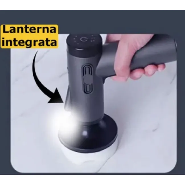 Masina de polisat auto, fara fir, incarcare USB, viteza reglabila, 37W putere, 1000 / 1200 / 1600RPM, 2000mah