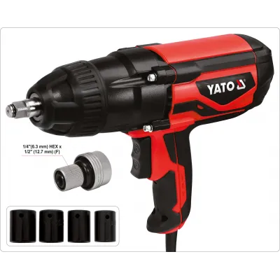 Masina de insurubat cu impact, Yato YT-82021, 1020 W, 600 Nm 