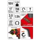 Masina de insurubat, cu impact, motor fara perii, Yato YT-82806, 1 acumulator, 18 V, 3 Ah, Li-Ion Masina de insurubat, cu impact, motor fara perii, Yato YT-82806, 1 acumulator, 18 V, 3 Ah, Li-Ion