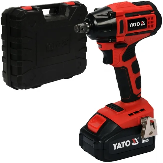 Masina de insurubat, cu impact, motor fara perii, Yato YT-82806, 1 acumulator, 18 V, 3 Ah, Li-Ion Masina de insurubat, cu impact, motor fara perii, Yato YT-82806, 1 acumulator, 18 V, 3 Ah, Li-Ion