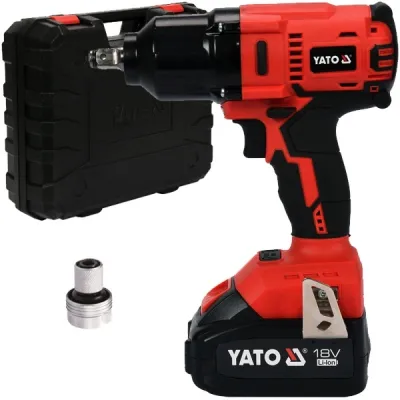 Masina de insurubat, cu impact, motor fara perii, Yato YT-82806, 1 acumulator, 18 V, 3 Ah, Li-Ion Masina de insurubat, cu impact, motor fara perii, Yato YT-82806, 1 acumulator, 18 V, 3 Ah, Li-Ion