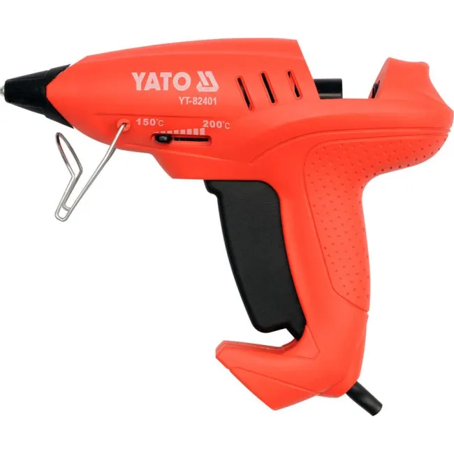 Pistol de lipit cu bagheta siliconica Yato YT-82401, 400 W, 11 mm, 15 g/min