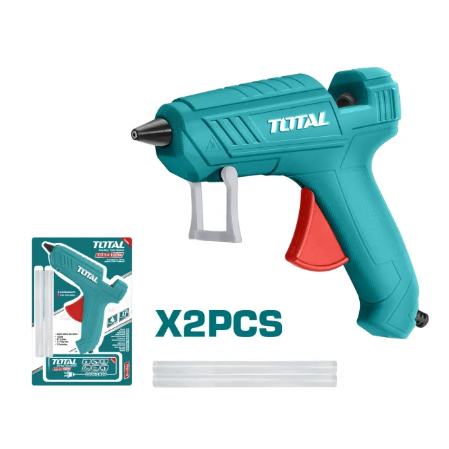 Pistol de lipit cu batoane din plastic Total TT101116, 100W, diametru baton 11.2 Pistol de lipit cu batoane din plastic Total TT101116, 100W, diametru baton 11.2