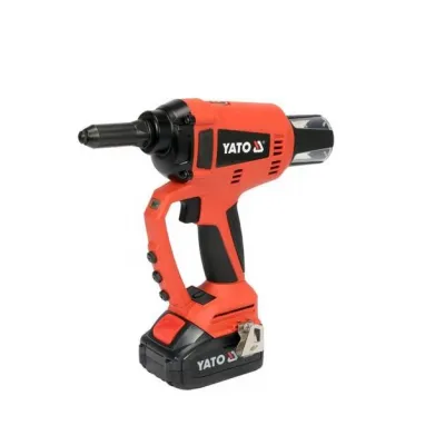 Pistol pentru nituit, Yato YT-82955, acumulator 18V 3ah, 20N, 2.4, 3-3.2, 4, 4.8-5mm