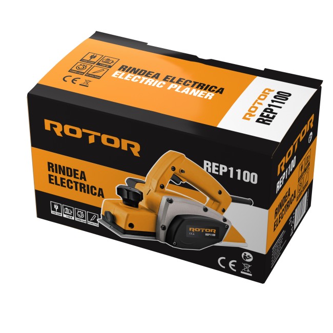 Rindea electrica Rotor REP1100, 1100W, 15000 RPM, latime cutit 82mm