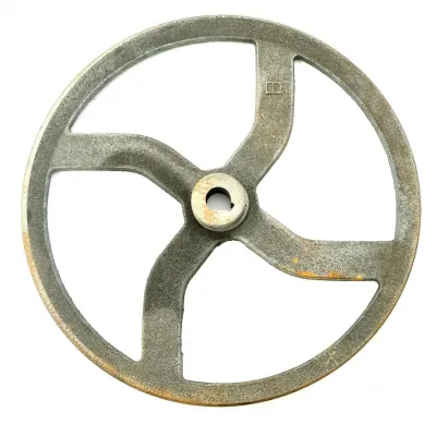 Fulie motor electric, diametru 350mm, ax 24mm