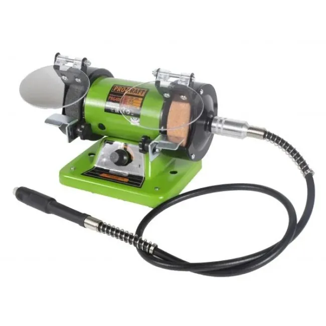 Polizor de banc cu gravor Procraft PBG 400, 400 W, 10000 RPM, 75 mm