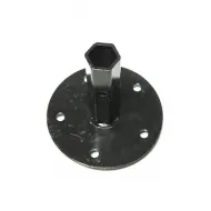 Manicot roata motocultor baza rotunda, interior hexagon 23 mm, lungime 120 mm