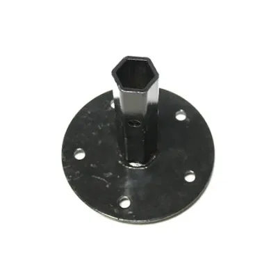 Manicot roata motocultor baza rotunda, interior hexagon 23 mm, lungime 120 mm Manicot roata motocultor baza rotunda, interior hexagon 23 mm, lungime 120 mm