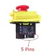 Buton On/Off pentru betoniera, pompa apa (model 9084)