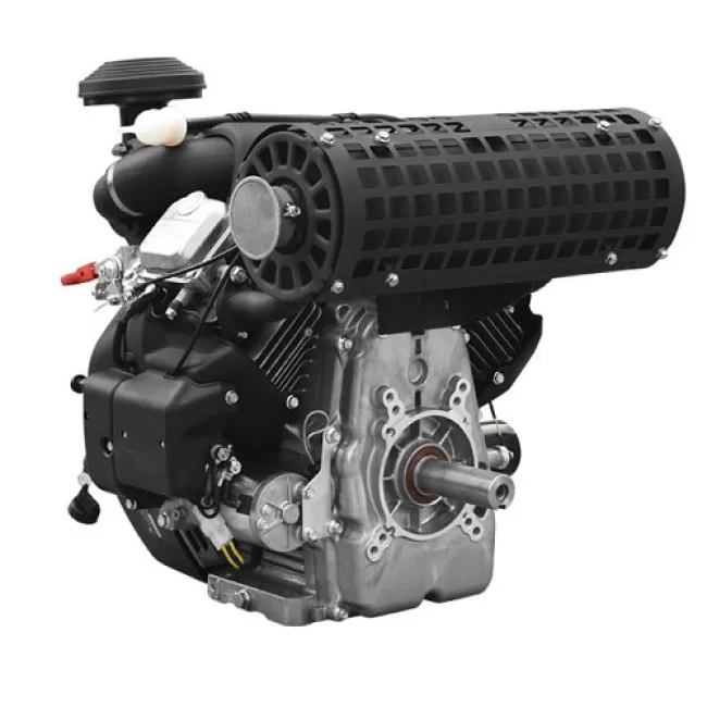 Motor pentru motocultoare si utilaje constructii, ax orizontal, Zongshen GB1000, ax Ø 28,5- 80mm, 32.5CP, Twin