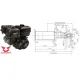 Motor pe benzina, Zongshen GB420, ax: 25,4 x 60 mm, starter electric, ax conic, 420cmc, 13cp