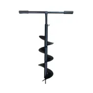 Burghiu pamant manual si pentru motoburghiu, diametru 100mm, lungime 800mm