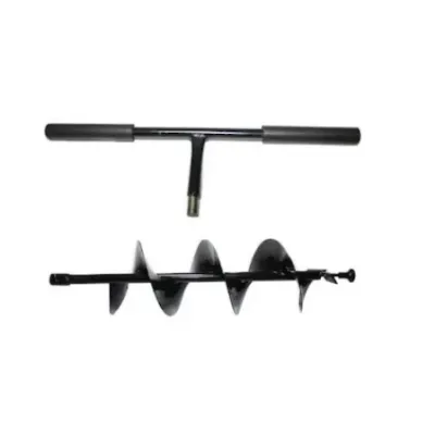 Burghiu pamant manual si pentru motoburghiu, diametru 120mm, lungime 800mm Burghiu pamant manual si pentru motoburghiu, diametru 120mm, lungime 800mm