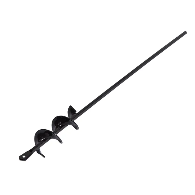 Burghiu pamant pentru bormasina si rotopercutor, diametru 40 mm, lungime 220 mm Burghiu pamant pentru bormasina si rotopercutor, diametru 40 mm, lungime 220 mm