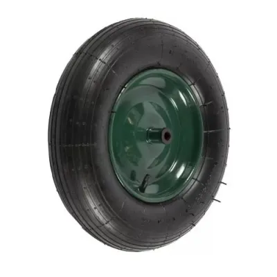 Roata roaba cu camera 4.80 / 4.00-8, ax subtire 14 mm, janta metalica Roata roaba cu camera 4.80 / 4.00-8, ax subtire 14 mm, janta metalica