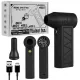 Suflanta aer portabila, brushless, indicator baterie, turbo fan, 130000 RPM, 3 trepte de putere, baterie 5000 mAh, negru