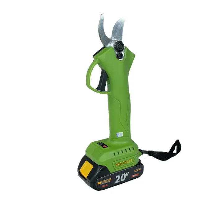 Foarfeca cu acumulator pentru crengi Procraft ES18LiB, 20 V, 4Ah, grosime max taiere 30 mm Foarfeca cu acumulator pentru crengi Procraft ES18LiB, 20 V, 4Ah, grosime max taiere 30 mm