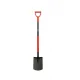 Cazma dreaptă cu coadă metalică si mâner, lungime 120cm, Yato YT-86800