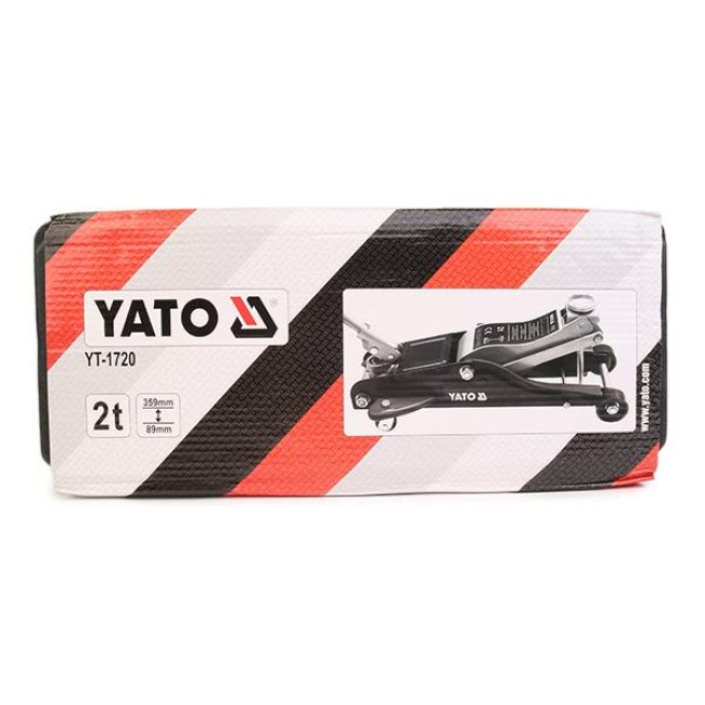 Cric hidraulic tip crocodil Yato YT-1720, aluminiu, capacitate ridicare 2 Tone, 89-359 mm