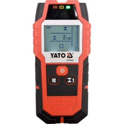 Detector de metale, Yato YT-73131, baterii alcaline, 50 mm Detector de metale, Yato YT-73131, baterii alcaline, 50 mm