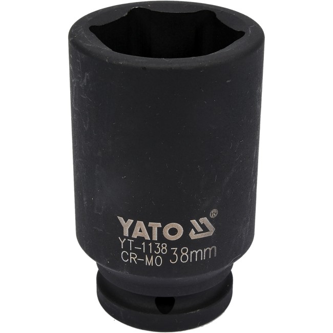 Cheie tubulara lunga de impact, 38mm, 3/4" CR-MO, Yato YT-1138