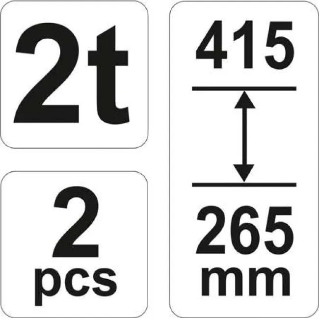 Set 2 Capre Auto 2 Tone, Yato YT-17310