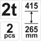 Set 2 Capre Auto 2 Tone, Yato YT-17310