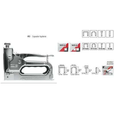 Capsator tapiterie, Yato, YT-7000, capse 6-14mm 