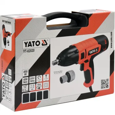 Masina de insurubat cu impact, Yato YT-82020, 450 W, 450 Nm
