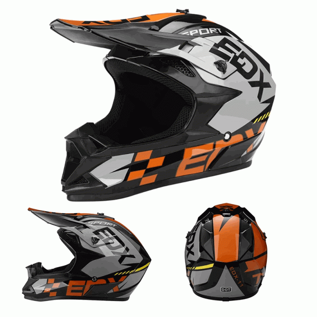 Casca cross Atv, Enduro EDX-11, culoare negru-portocaliu, marimea XL (61-62) Casca cross Atv, Enduro EDX-11, culoare negru-portocaliu, marimea XL (61-62)