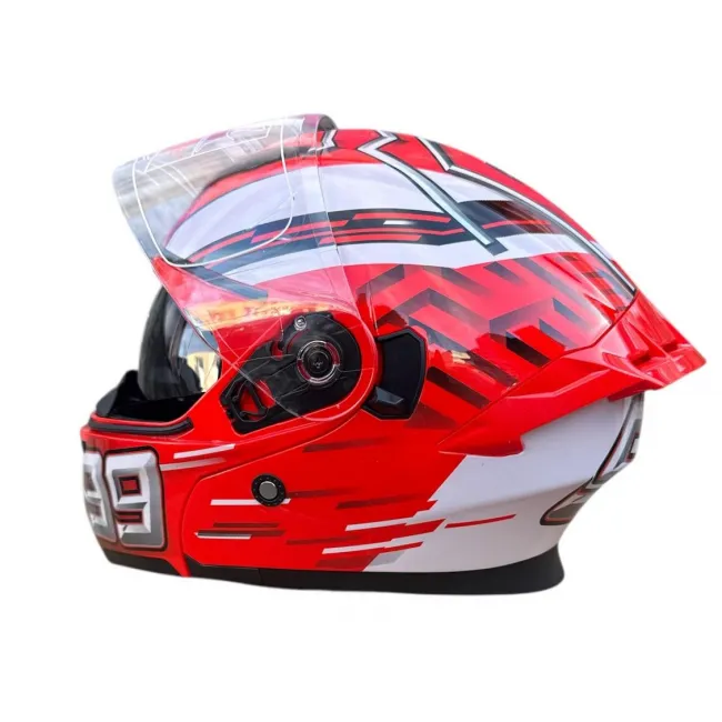 Casca moto flip up cu ochelari de soare, Model Red Ant Model 969, marimea L (59-60)