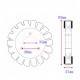 Magnetou / stator aprindere Atv Linhai 250cc - 300cc, Yamaha Majesty, 18 bobine, 93 mm Magnetou / stator aprindere Atv Linhai 250cc - 300cc, Yamaha Majesty, 18 bobine, 93 mm