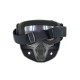 Masca Protectie Fata din Plastic Dur cu Ochelari pentru Moto, ATV