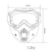 Masca Protectie Fata din Plastic Dur cu Ochelari pentru Moto, ATV